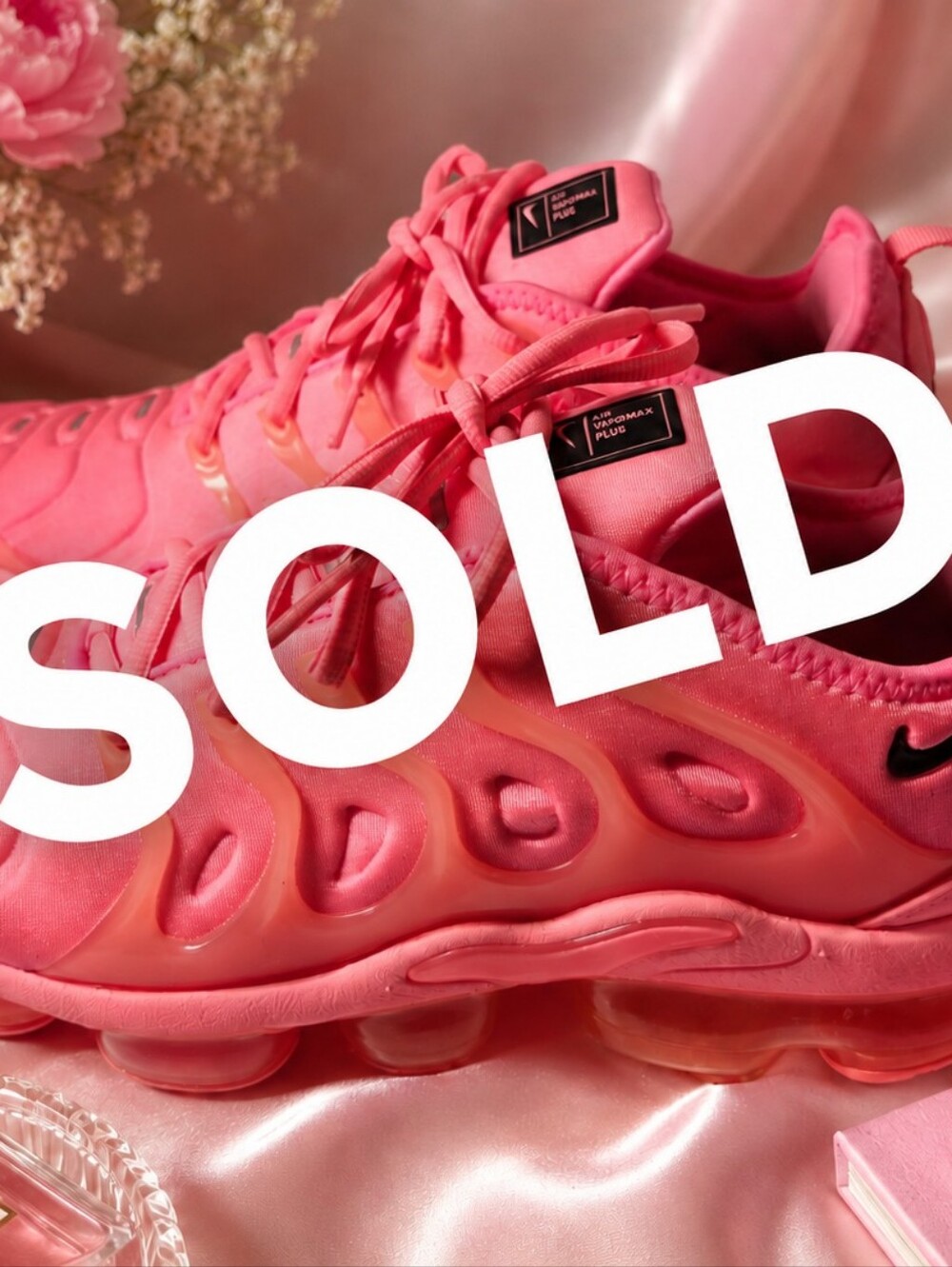 Nike Pulse Pink Women's Vapormax Plus- Bold Bubble Sole